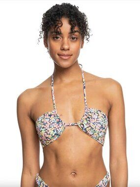 NWT Roxy PT Beach Classics Fashion Tri Bikini Top Medium